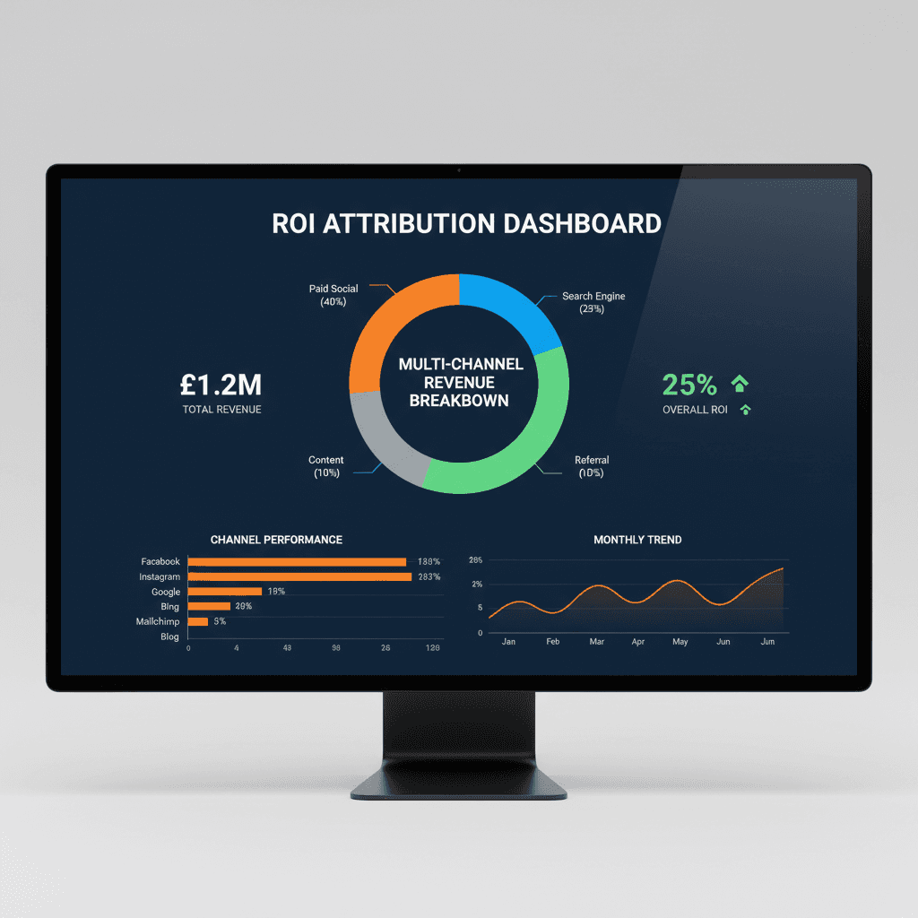 Multi-channel ROI attribution dashboard
